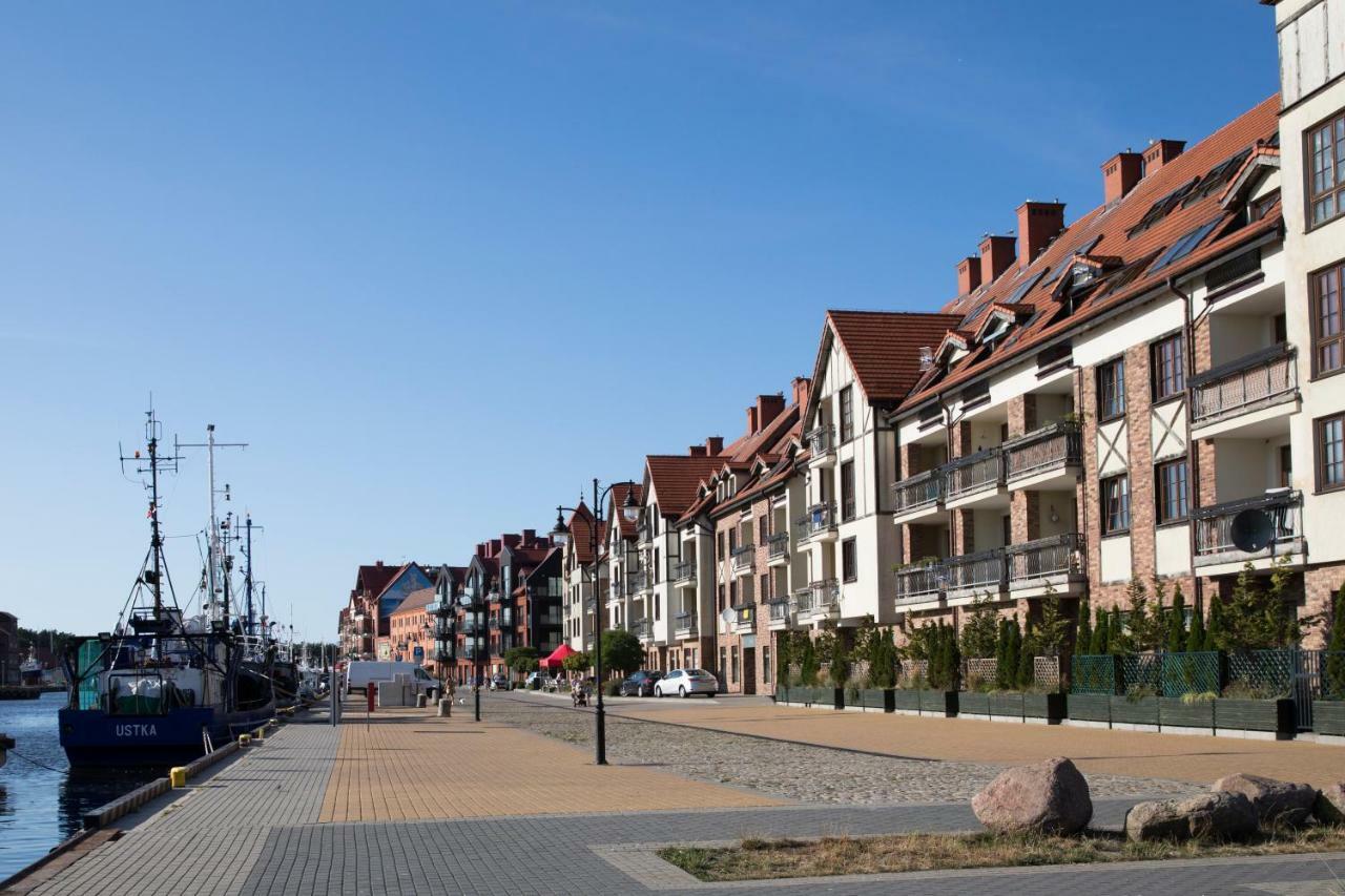 우스트카 Apartament Na Bulwarze - Parter Z Prywatnym Wejsciem 아파트 외부 사진